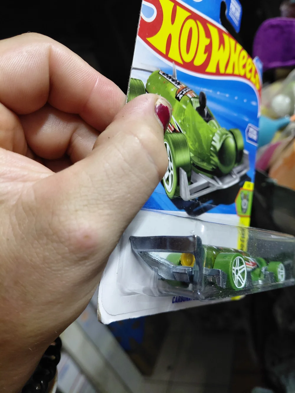 The 2026 Hot Wheels Carbonator in transparent green is part of the HW Experimoto